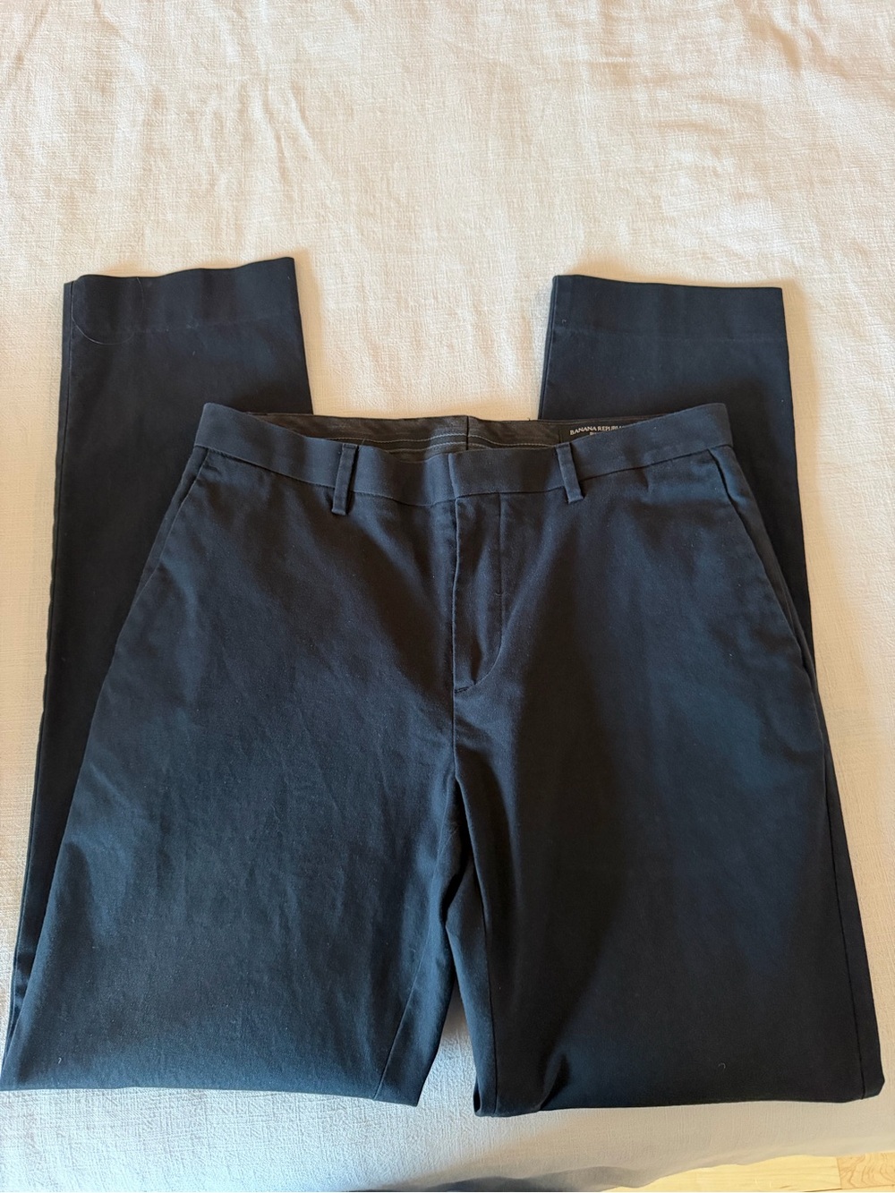 Banana Republic Black Slim Chino Pants